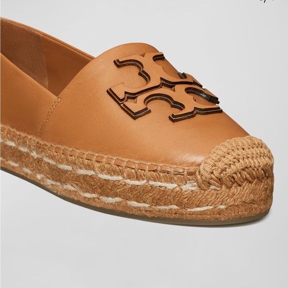 Tory Burch Ines leather logo espadrille loafers - Picture 3 of 4